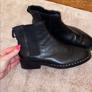 Ash leather studded chelsea boots